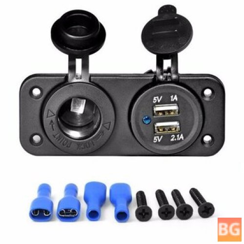 Dual USB Charger for Vehicles and Boats