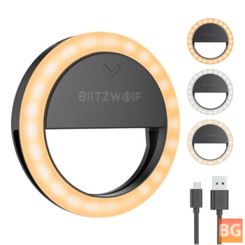 BlitzWolf® BW-SL0 Mini Portable Fill Light - 600mAh 1000 Lumens