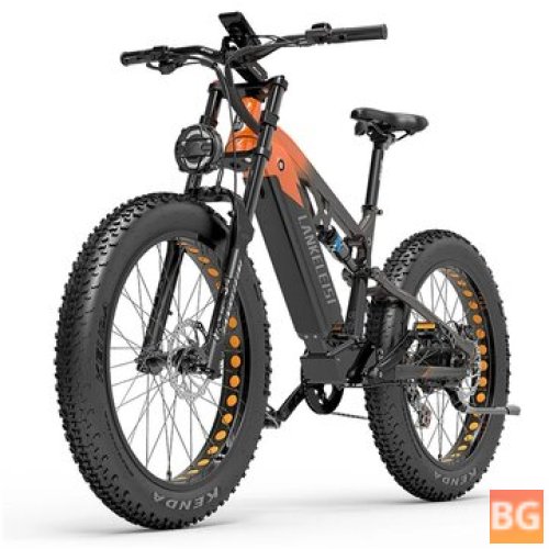 LANKELEISI RV800PLUS 48V 20AH 750W BAFANG Motor Electric Bicycle 26*4 Inches Fat Tire 150km Mileage Range Max Load 250kg