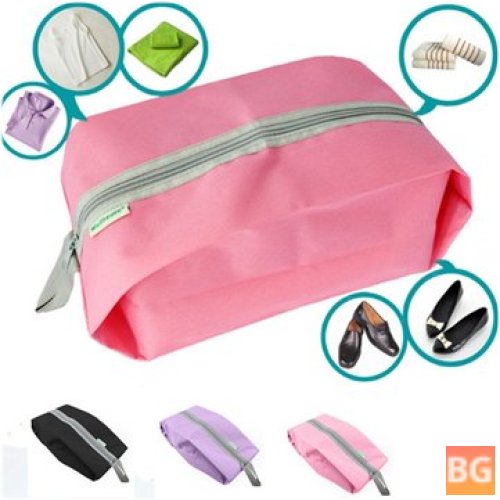 Shoe Pouch for Laundry -Waterproof and Zipper