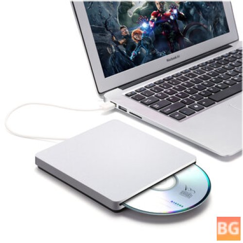 USB DVD RW Player - Slim - Optical Drive Burner Reader