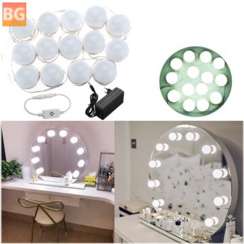 Hollywood Vanity Mirror Lights with Power Supply and Adapter