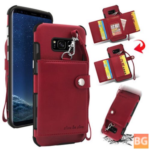 Protective Wallet for Samsung Galaxy S8 Plus - PU Leather Slot