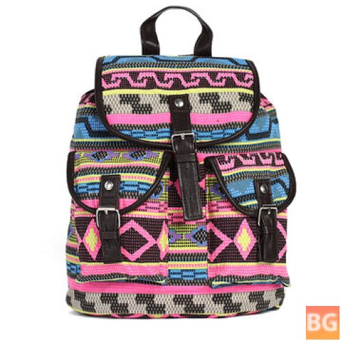 Women's Casual Backpack - Floral Rucksack