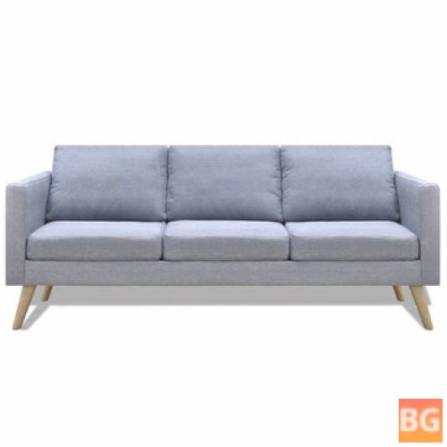 Fabric Sofa in Light Gray