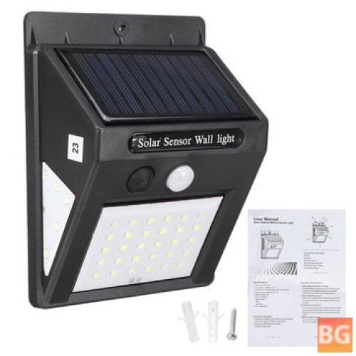 Waterproof Solar Motion Sensor Lights with Induction for Garden Yard, Outdoors, and Yard