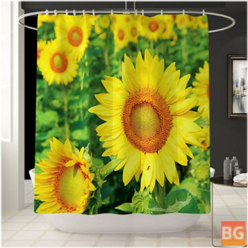 3D Sunflower Bathroom Set