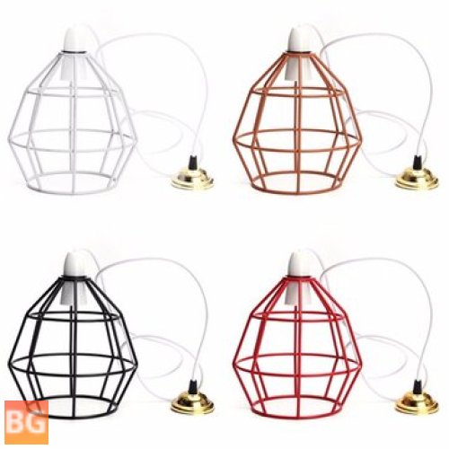 Ceiling Light shades for 110-240V - Metal Cage Wire Frame