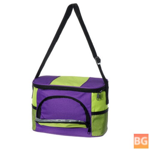 Thermal Insulated Shoulder Bag for Food Delivery and Picnic