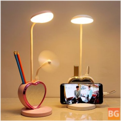 Table Lamp with Magnet for Mobile Phone Holder - Dimmable LED