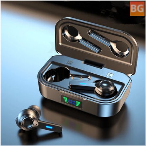 Bluetooth 5.0 Earphones with Low Delay and Hi-Fi Bass - Waterproof and Sporty Headphones