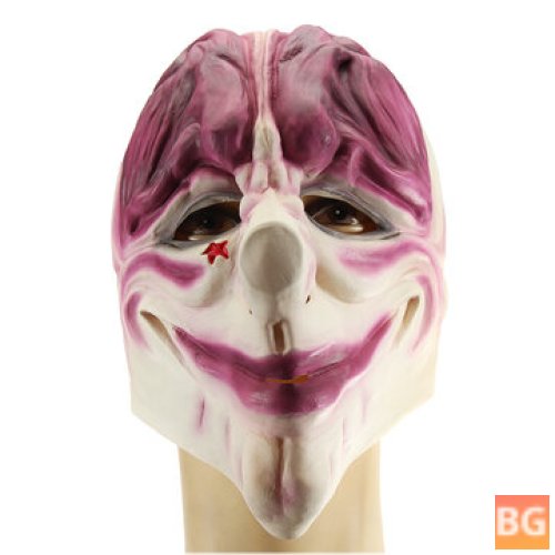 Bank Robber Clown Costume - Halloween Mask