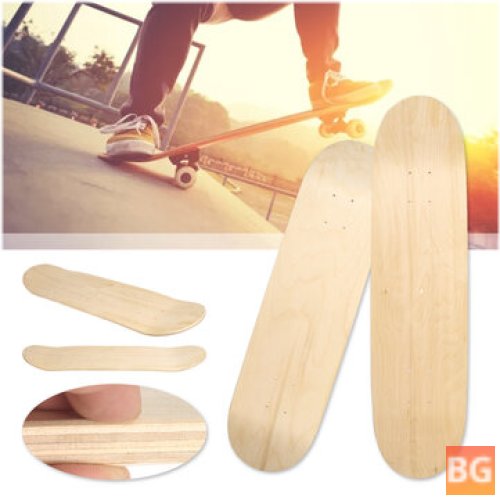 DIY Skateboard - 7 Layers Maple Double Concave Deck