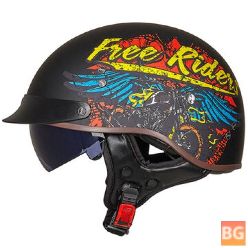 GXT DOT Motorcycle Helmet - Men's Women's Moto Helmet