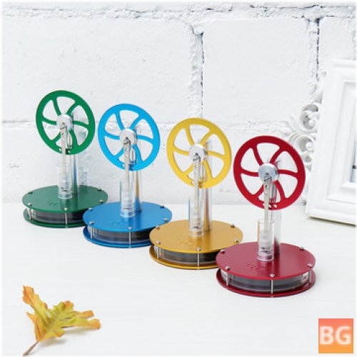 STEM Model with Hot Air Stirling Engine - Colorful