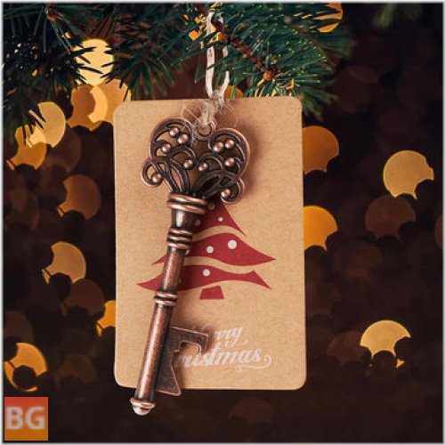 Christmas Tree ornaments - Santa's Key Blank Tag