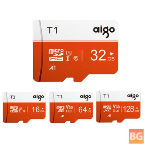Aigo TF16GB/TF32GB/TF64GB Class 10 SD/TF Memory Card Flash Drive for iPhone 12/Smartphone/Tablet