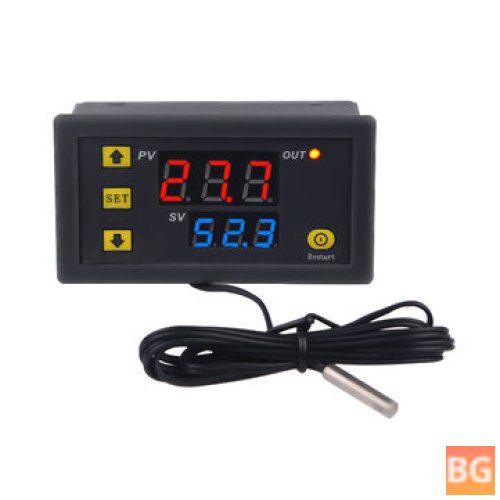 5PCS DC12V Temperature Controller - Digital Display Thermostat Module Temperature Control Switch
