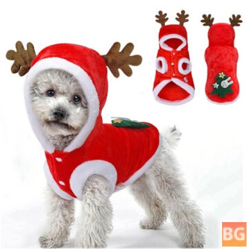 Dog Costume for Christmas Parties - Pet Coat