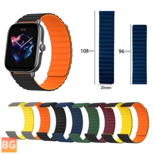 Bakeey Soft Silicone Watch Band Replacement for Huami Amazfit GTS 3