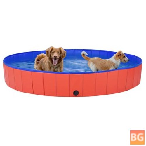 Puppy Bath Tub for Cats - Red 200x30 cm