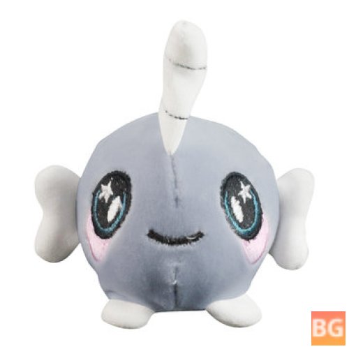 Squishimal - 8.5cm Narwhals squishy toy with slow-rising gift