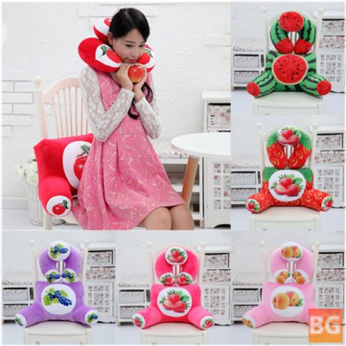 3D Fruit Printing Neck Pillow with Sofa Bed and Couch