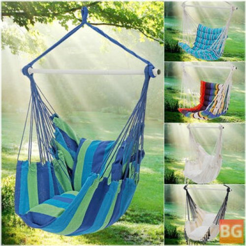 Max 500 Hammock Chair with Cushions and Anti-Slip Rings