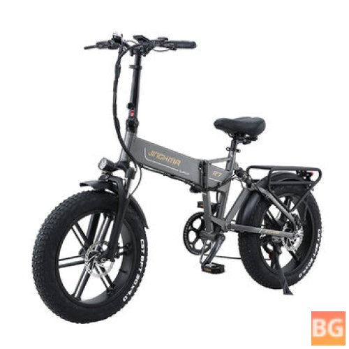 Jingha R7 800W 48V 12.8Ah*2 Double Batteries - 20inch Folding Electric Bicycle 50KM Mileage - 180KG Payload Electric Bike