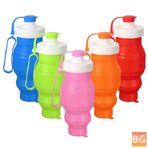 Water Bottle - Silicone - Kettle - Portable - Outdoor - Cycling