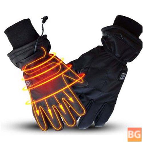 WARMSPACE 3000mAh Electric Heated Gloves Motorcycle Warmer