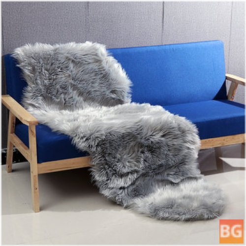Sheepskin Rug - Artificial - wool - soft - for - chairs - bedroom - floor - carpet