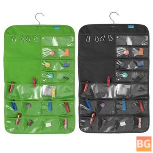 Hang Storage Bag for Jewelry and Accessories - Clear Display Washable Bag