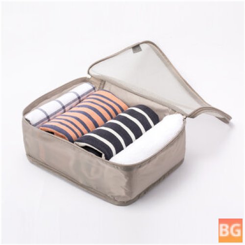Travel Clothes Storage Bag with Waterproof Mesh