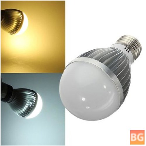 6W LED Globe Bulb - Warm/White Light
