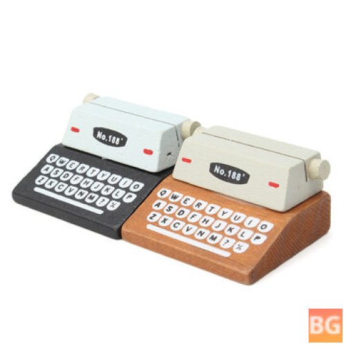 Desktop Typewriter with Message Holder - 1Pcs