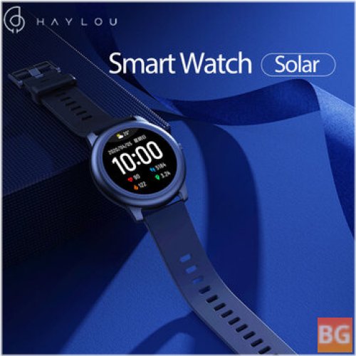 Haylou Solar LS05 1.28 Inch Full Round Screen Wristwatch with 12 Sport Modes and 30 Days Standby