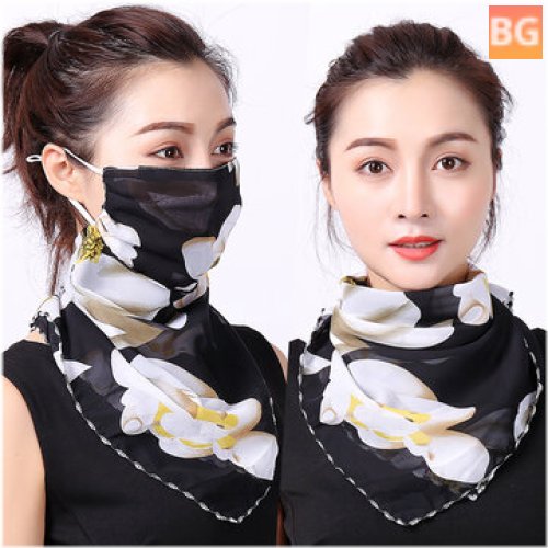 Women's Cycling Sunscreen and Dust-proof Neck Protector