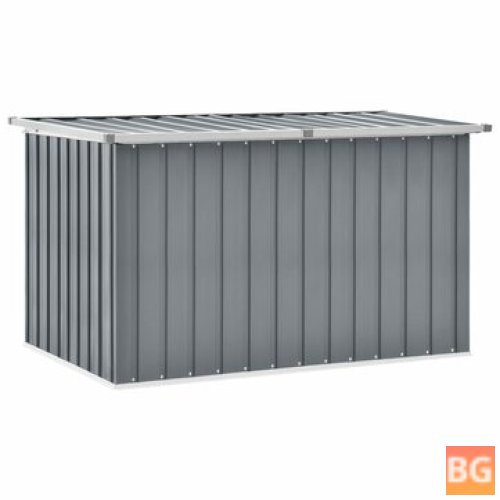 Garden Storage Box Gray for Home