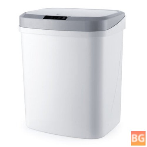 14L Trash Can with Inductive Open Waste Bin for Home Office