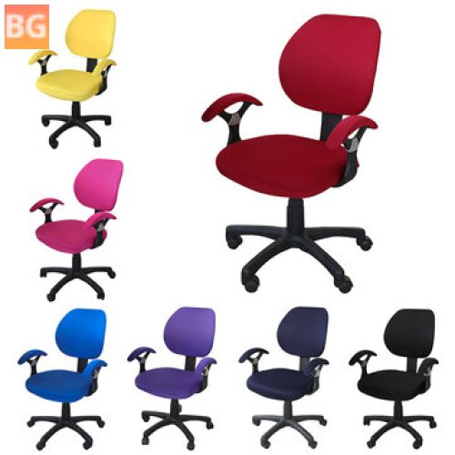 Office Chair Protector with Armrest and Seat - Computer Rotating Chair