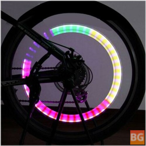 Bicycle Wheel Tyre Spoke Valve Light - LED Light