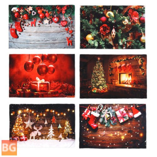 3D Christmas Background Painting Tapestry Wall Hanging Background Background Cloth