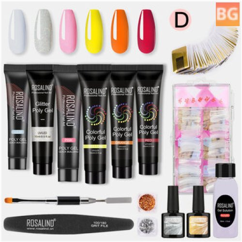 Nail Extension Gel - Crystal Extension Liquid Phototherapy Gel Set