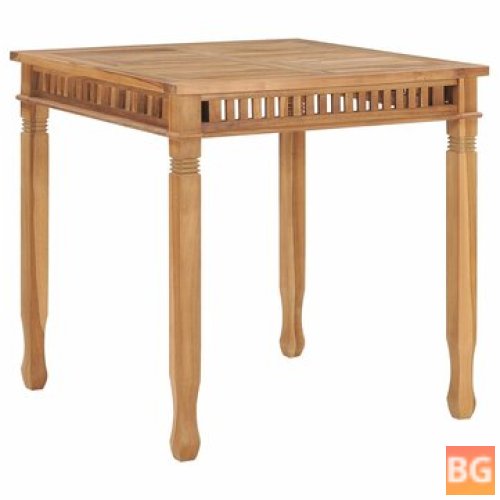 Garden Dining Table 31.5"x31.5"x31.5" Wood