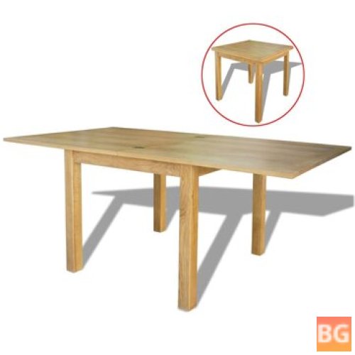Dining Table with Stand - Solid Oak