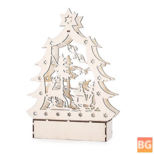 LED Christmas Tree Ornament with Glow