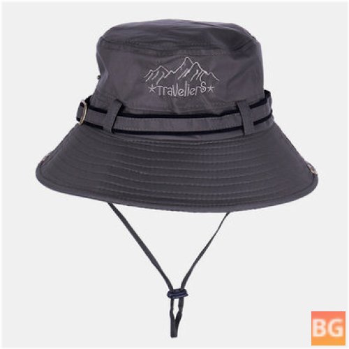 Outdoor Fishing Hat with Climbing Mesh and Sunshade