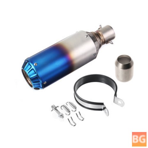 Motorcycle exhaust muffler with silencer - 38-51mm