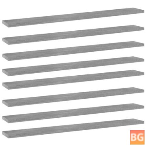 8-Piece Board with Gray finish - 31.5